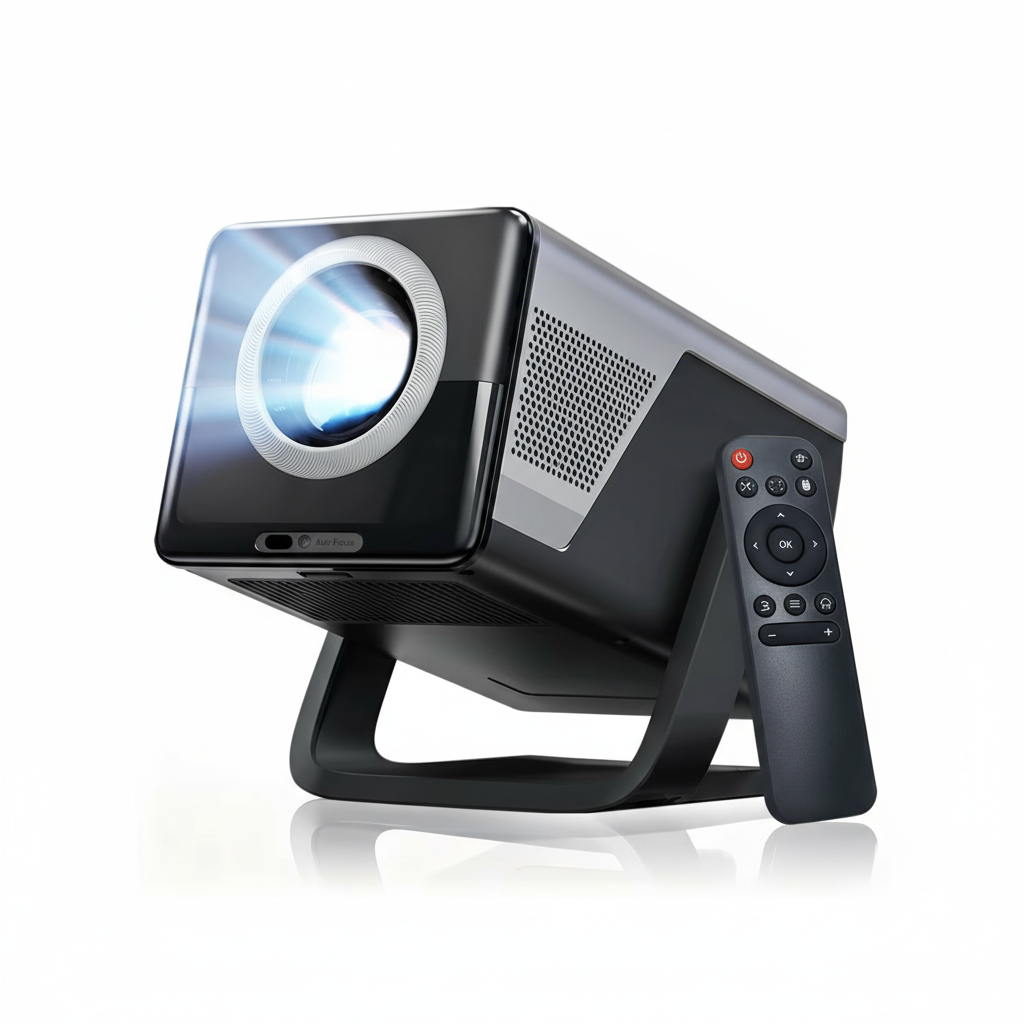 X7 AI Smart Projector with Android 14 OS Dolby, 8K Support 1080P UHD 2000 Ansl, Wifi6 & Bluetooth5.4, 200" Display Home Cinema