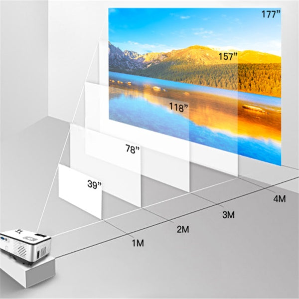 Home Theater Movie Support 4K Video Android Projector
