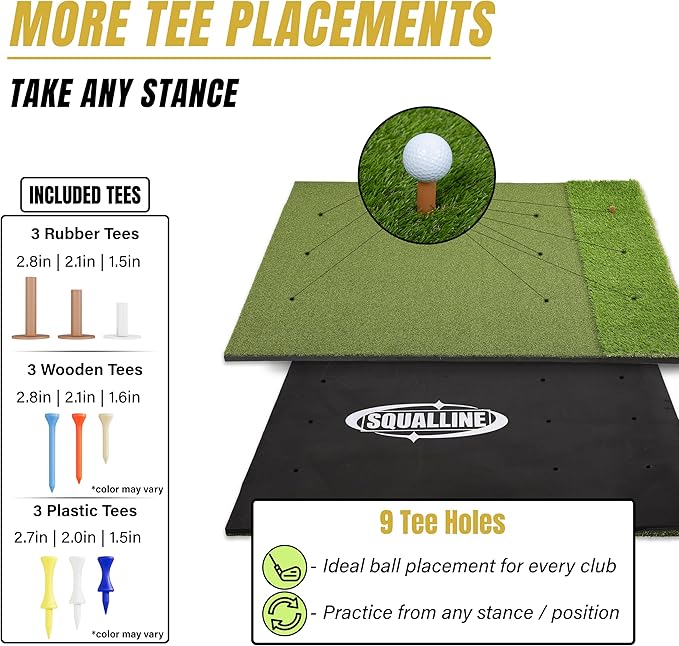 6x4ft Extra Large & 5x4ft Extra Thick Premium Golf Mat