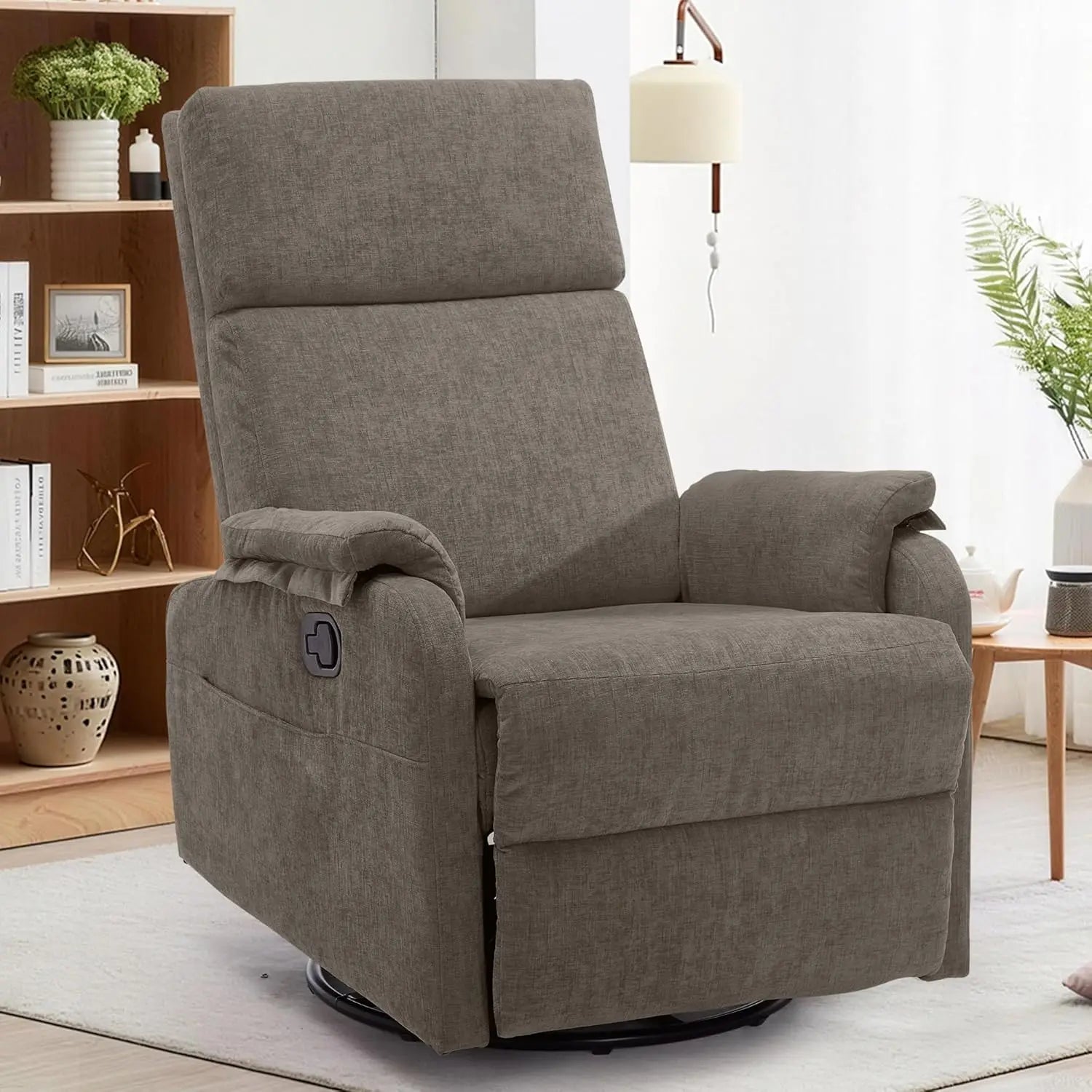 Recliner Chair, Swivel Rocking Recliner Chair for Adults, Glider Rocking Chair, Small Nursery Chair Recliner, Customized