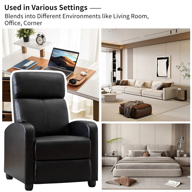 Modern and Breathable Leather Massage Home Theater Individual Seat with Remote Control