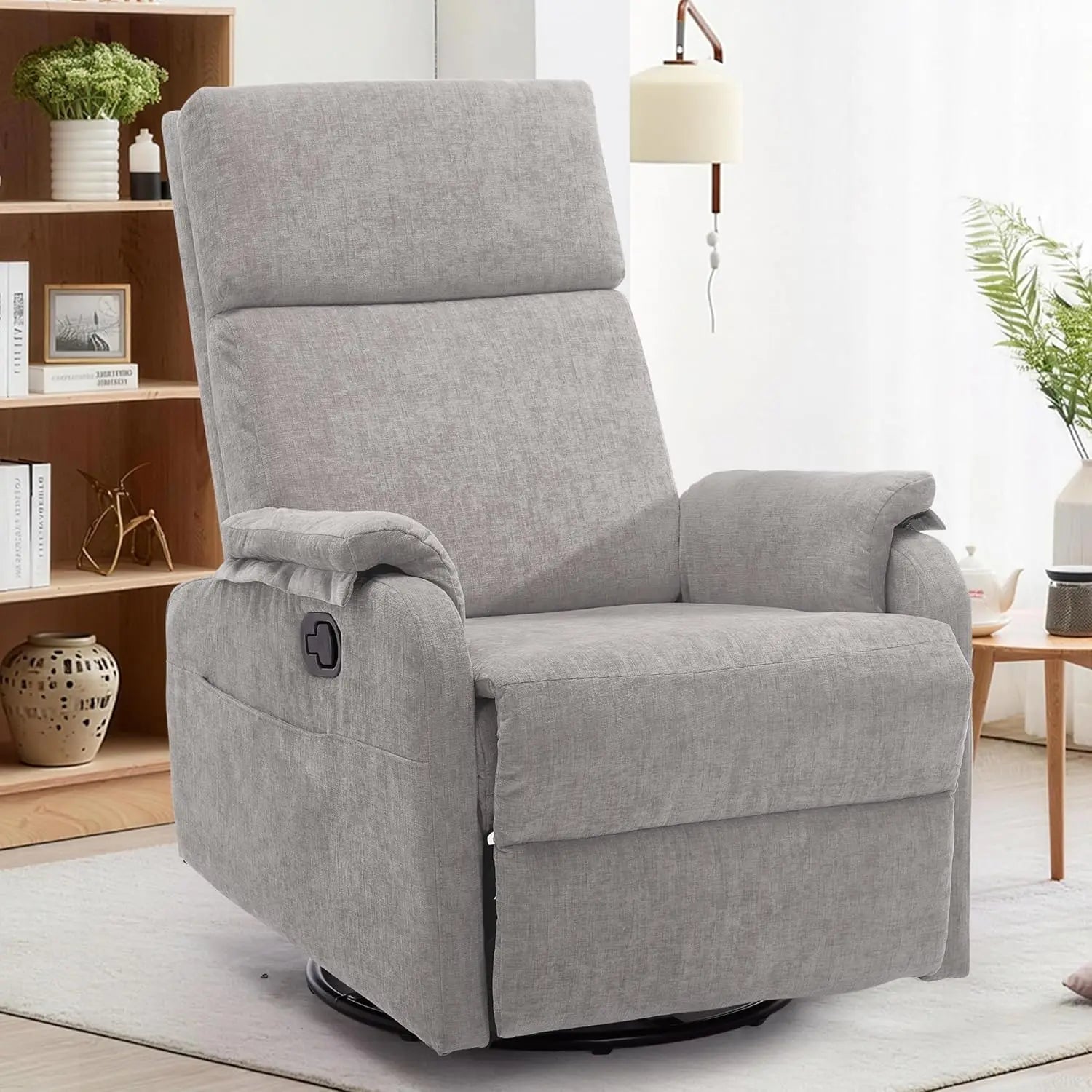 Recliner Chair, Swivel Rocking Recliner Chair for Adults, Glider Rocking Chair, Small Nursery Chair Recliner, Customized