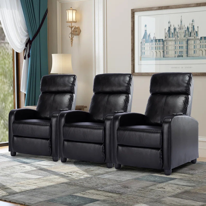 Modern and Breathable Leather Massage Home Theater Individual Seat with Remote Control