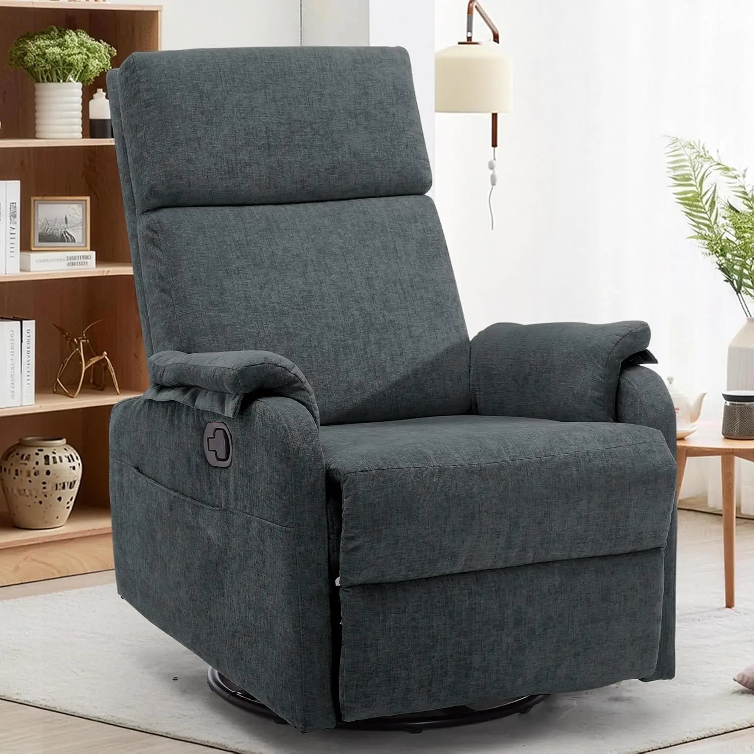 Recliner Chair, Swivel Rocking Recliner Chair for Adults, Glider Rocking Chair, Small Nursery Chair Recliner, Customized