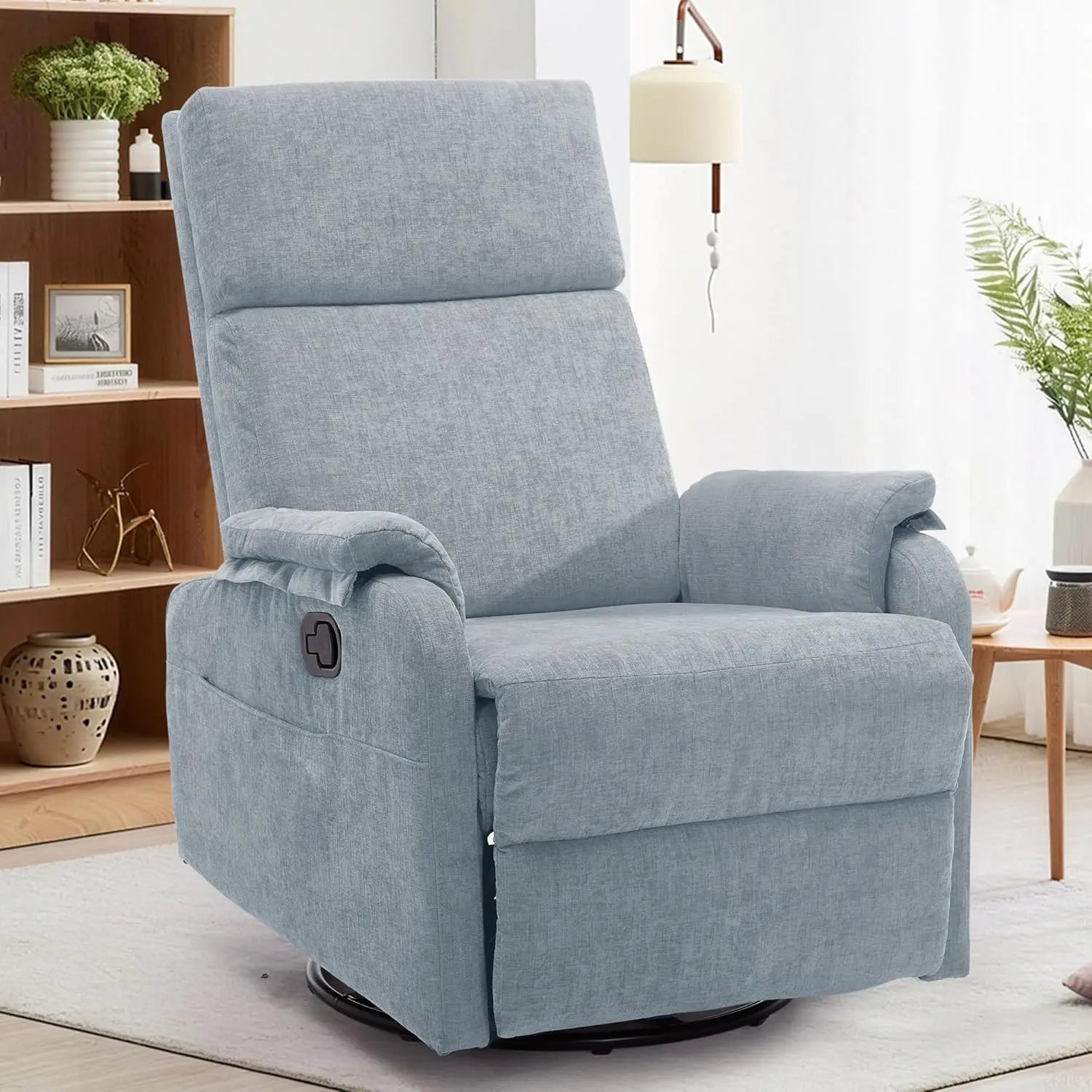 Recliner Chair, Swivel Rocking Recliner Chair for Adults, Glider Rocking Chair, Small Nursery Chair Recliner, Customized
