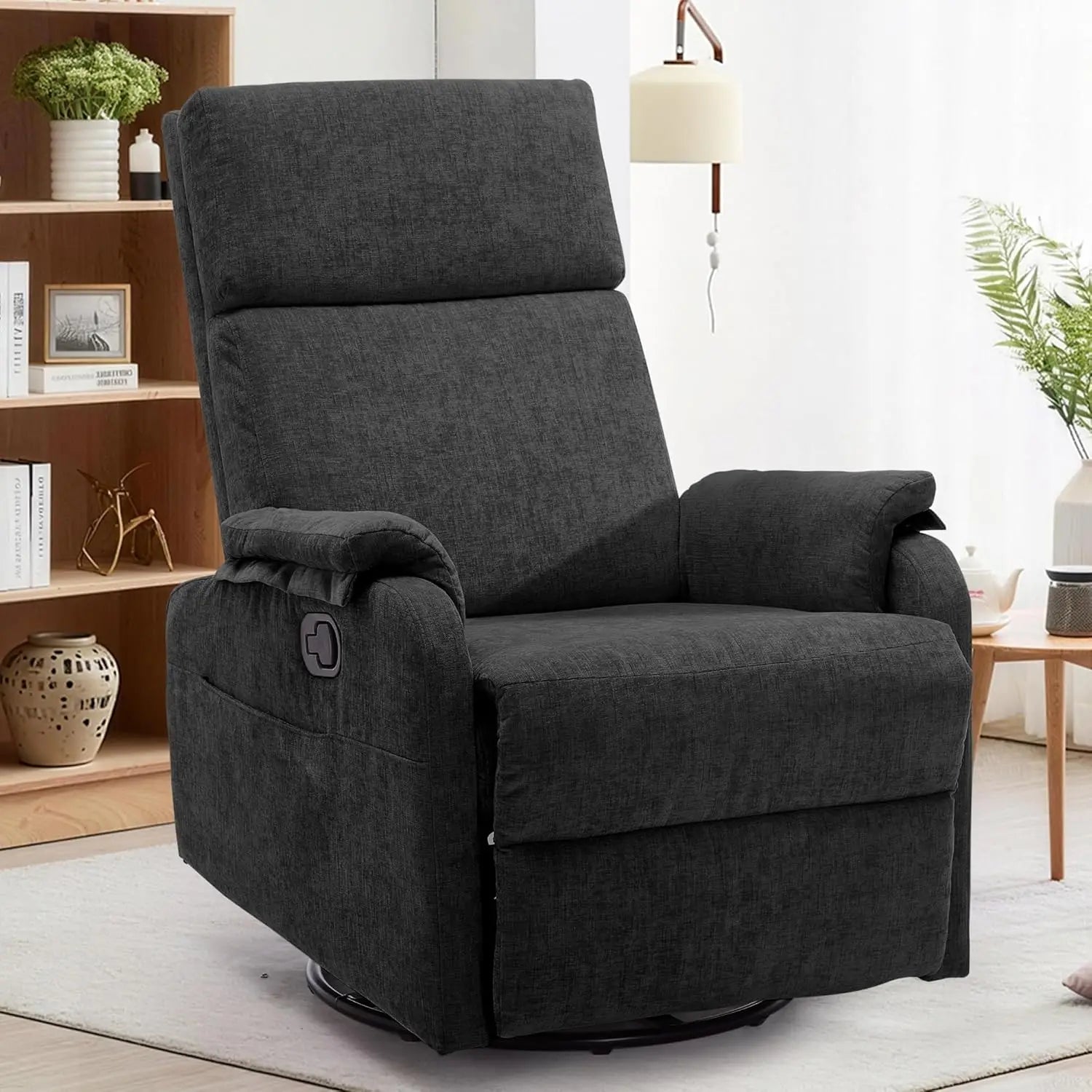 Recliner Chair, Swivel Rocking Recliner Chair for Adults, Glider Rocking Chair, Small Nursery Chair Recliner, Customized